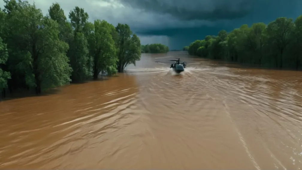 Dronă Salvează un Bărbat de la Înec în Inundațiile Devastatoare din Vietnam