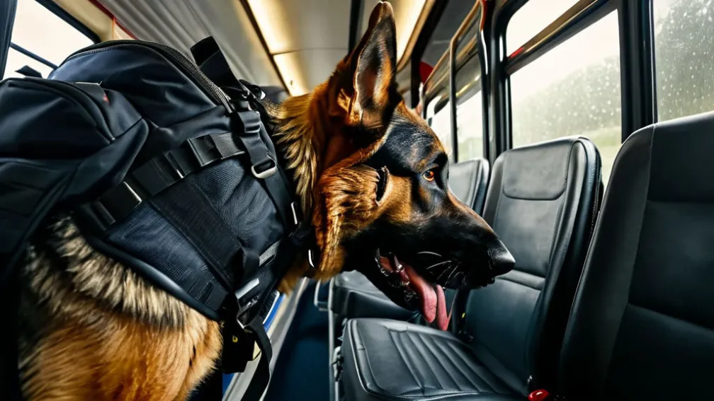 Câinele poliției, Maila, descoperă un kilogram de marijuana într-un autocar pe A96