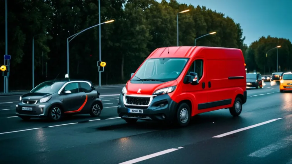 Șofer de Peugeot ignoră semaforul roșu în Rodgau, o femeie rănită.