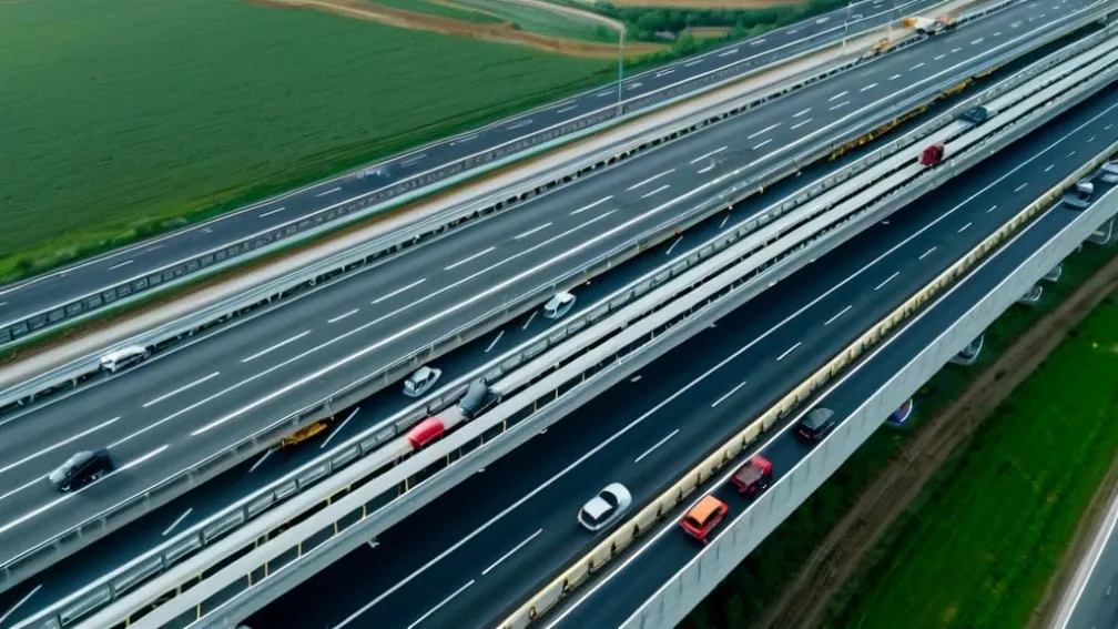 Trei mașini implicate într-un accident pe un șantier din Mannheim, provocând haos în trafic