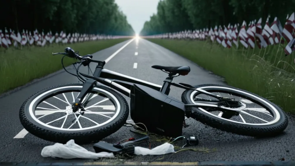 Tragedie în Ravensburg: Ciclist de 54 de ani moare după o căzătură cu bicicleta electrică