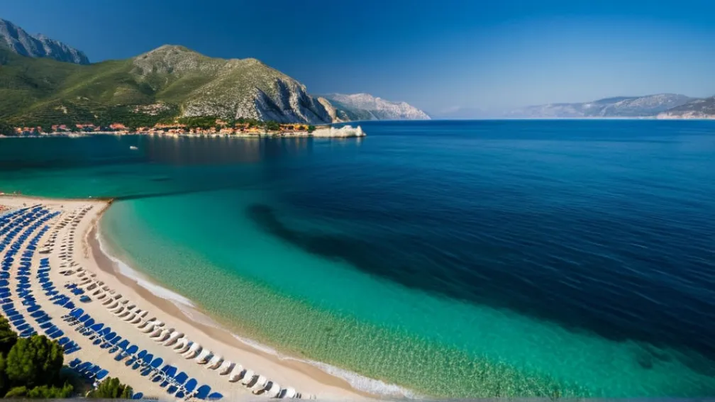 Plaja din Muntenegru