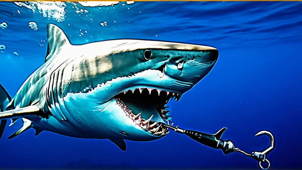 Eroii din Australia: Salvatori de animale au eliberat un rechin de un cârlig