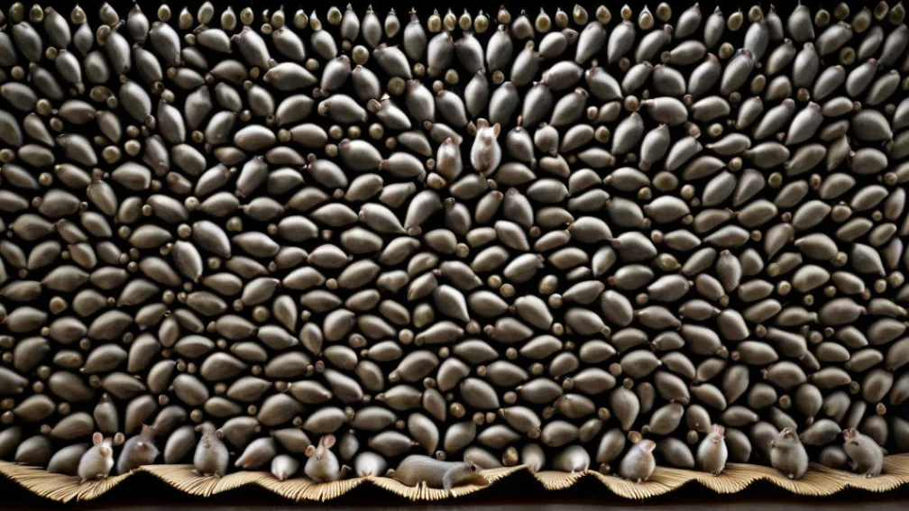 Video viral: Femeia cu rochie din șobolani vii care a șocat internetul