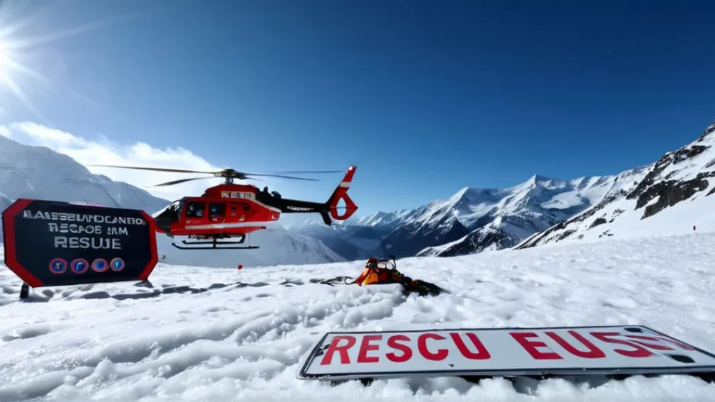 Opt schiori, inclusiv cinci germani, salvați după o avalanșă pe Ghiacciaio dello Stubai