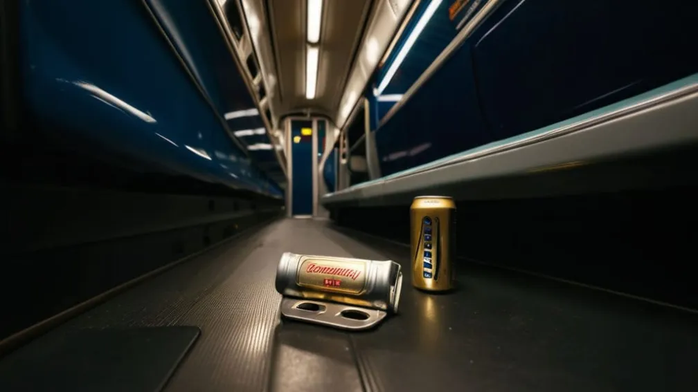 Pasager beat în trenul S8 din Mainz: bărbat a tras frâna de urgență și a aruncat o doză de bere în controlor.