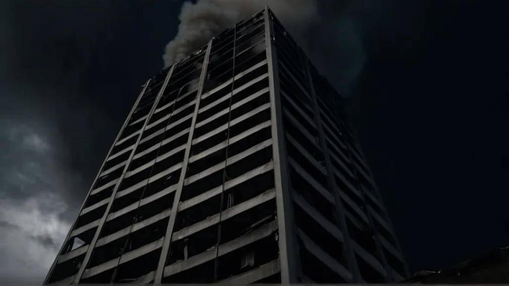 Miracol în Hong Kong: Un bărbat a supraviețuit infernului de foc dintr-un zgârie-nori