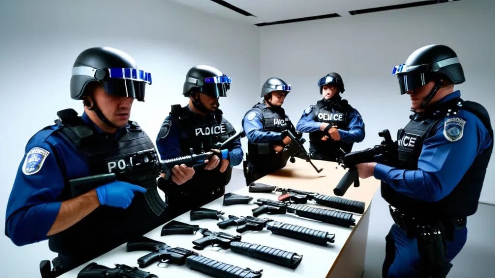 Poliția a descoperit un atelier clandestin de arme