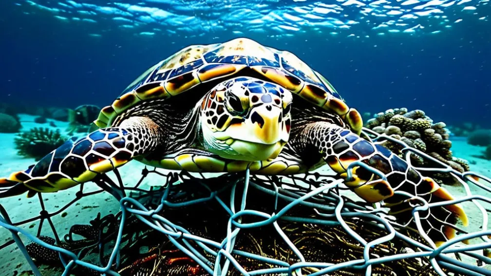 Broască țestoasă marină, salvată dintr-o capcană mortală în largul Floridei