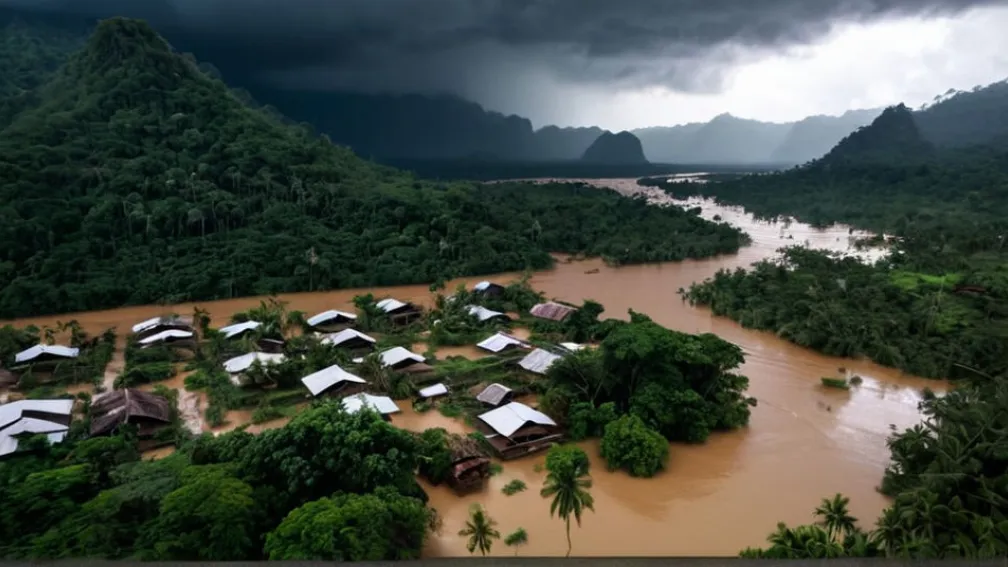 Inundații devastatoare și alunecări de teren în Sumatra: 48 de morți