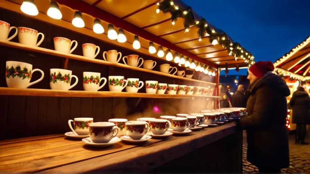 Cel mai accesibil târg de Crăciun din Germania: Vin fiert la doar doi euro