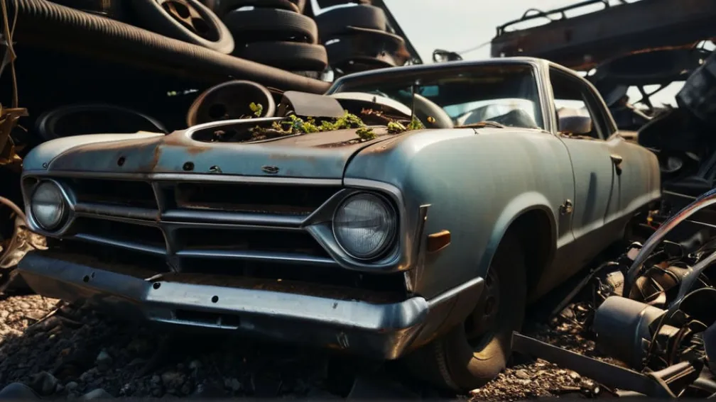 Vedeta „Sommerhaus” Roland Heitz își surprinde logodnica: Nunta pe un cimitir de mașini