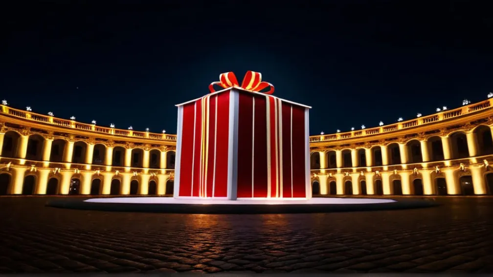 Noul McDonald's din Olanda, un cadou de Crăciun gigant, cu burgeri gratis la deschidere