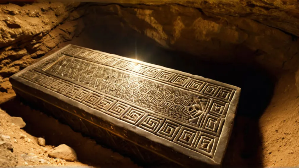 Un artefact misterios a fost descoperit într-un vechi tumul