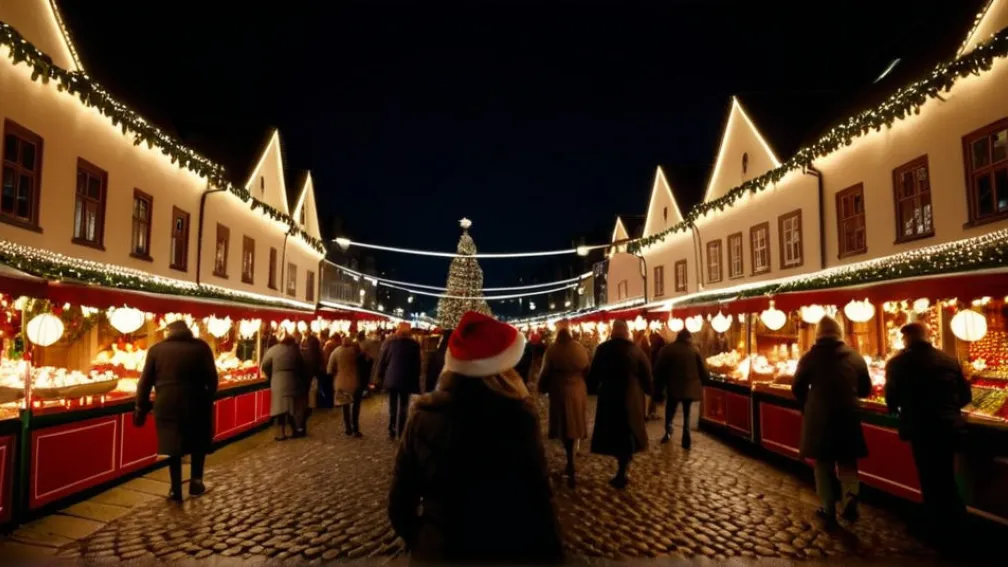 Incident tensionat la Târgul de Crăciun din Weimar: Un bărbat a amenințat cu un cuțit