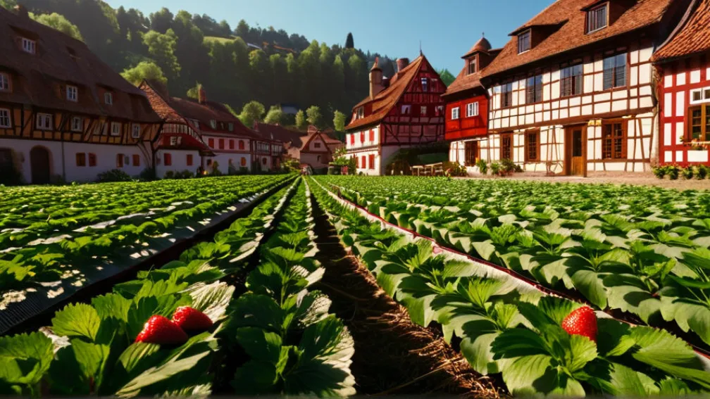 Un Nou Parc Tematic „Satul Căpșunilor” Se Deschide În Germania