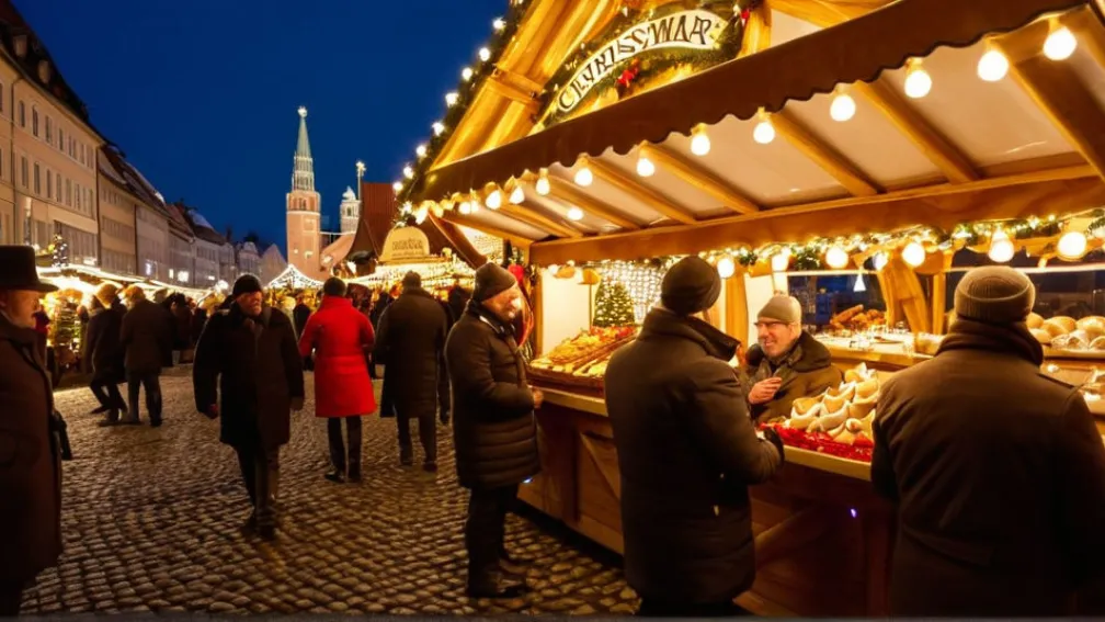 Târgul de Crăciun din München: standul unde încă se acceptă marca germană cu restul în pfennigi