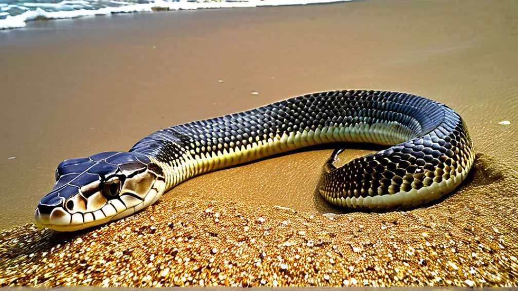 Zeci de șerpi de mare veninoși aruncați pe plajele din Australia