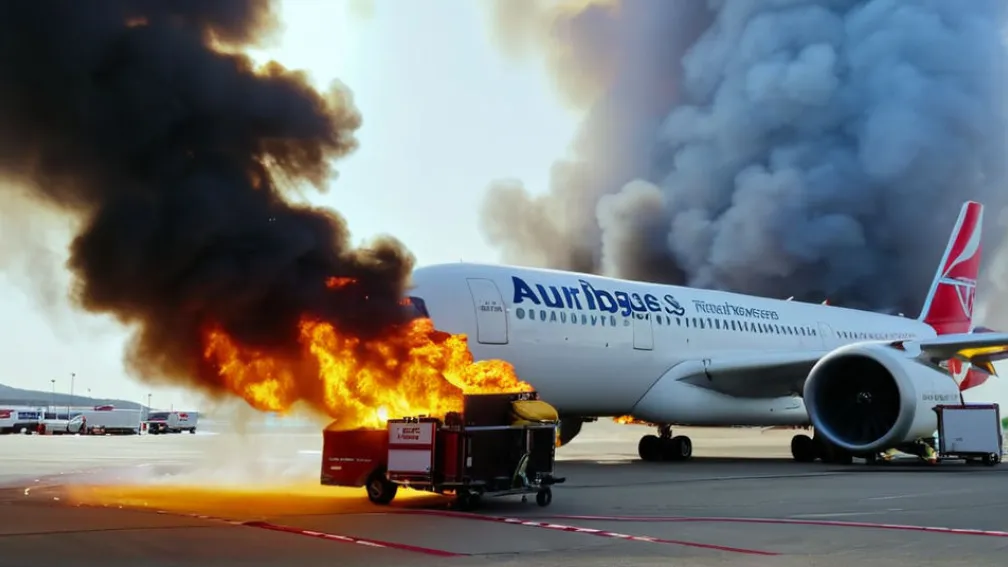 Incediu la Aeroportul din São Paulo: 180 de Pasageri Evacuați dintr-un Avion în Flăcări