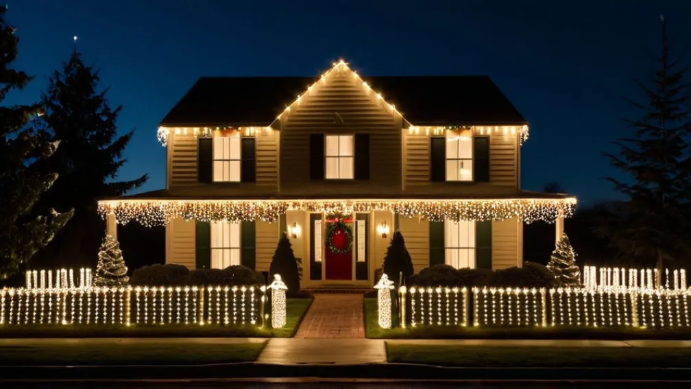 Casa de poveste din Köln: Un "tocilar" tech a transformat locuința într-un spectacol de lumini de Crăciun interactiv