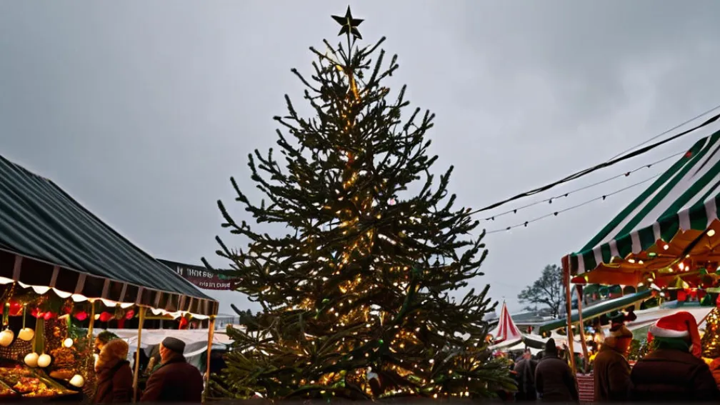 Bradul de Crăciun Neobișnuit din Weiden: Un Cipru care a Dezamăgit Localnicii
