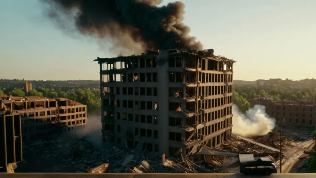 Explozie și incendiu într-un bloc de apartamente din Bavaria: Șase răniți, un grav