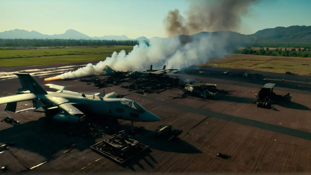 Atacuri ucrainene în Crimeea: avioane de luptă rusești distruse