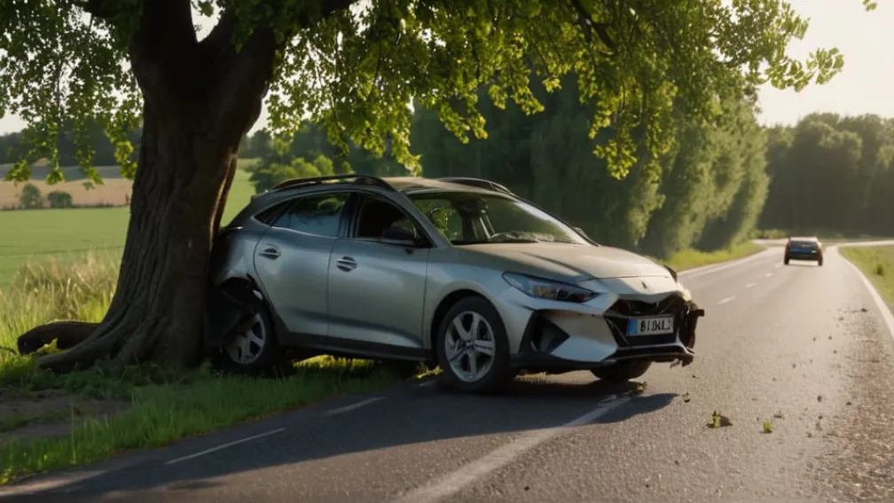 Accident tragic în Bavaria: Un șofer de 18 ani a murit, doi pasageri grav răniți