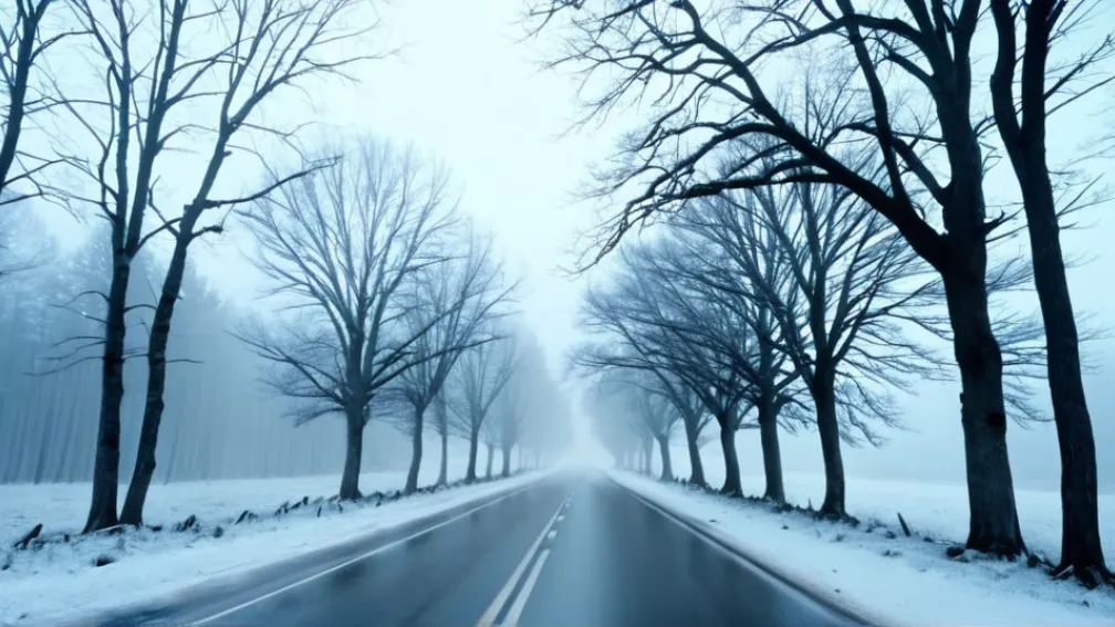 Avertisment meteorologic: Ger, ceață și polei! Drumurile devin periculoase