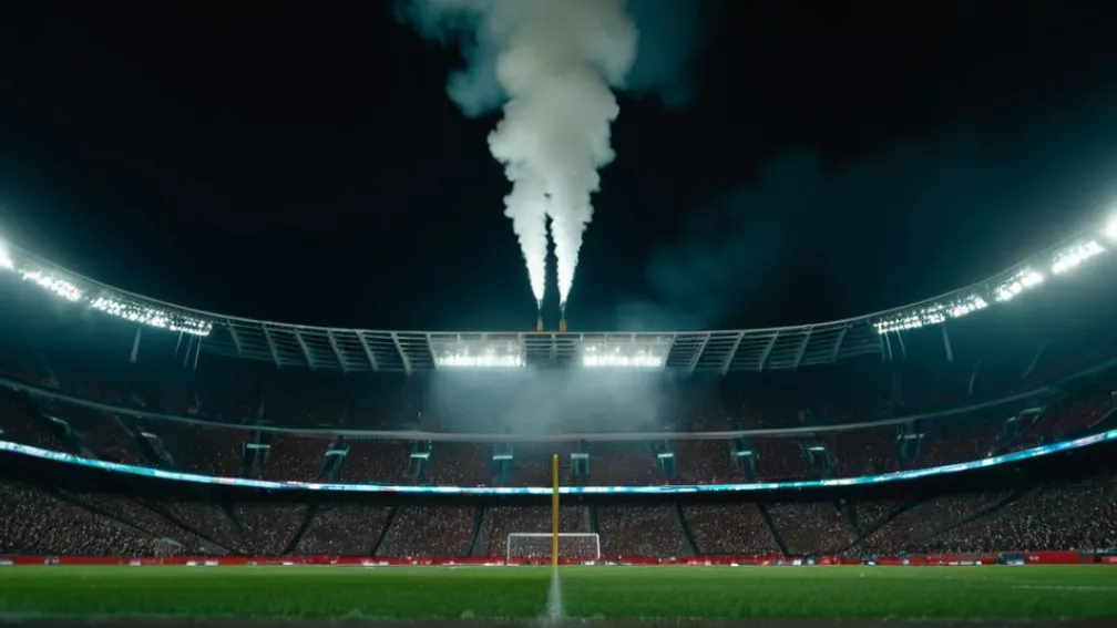 Meciul Ajax – Groningen, suspendat din cauza incidentelor pirotehnice