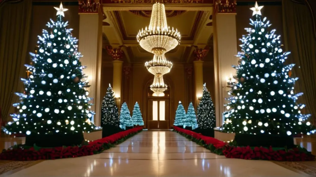 Casa Albă Strălucește de Crăciun: Melania Trump Prezintă Decorul Festiv
