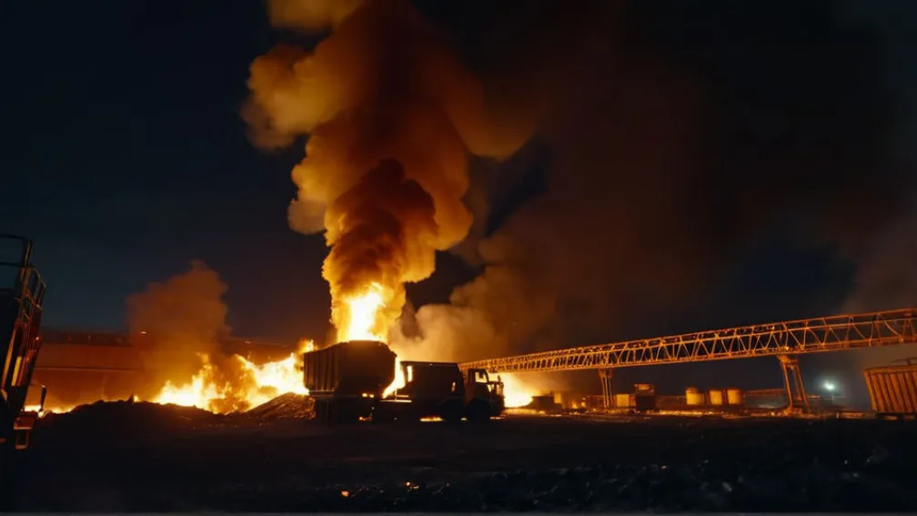 Incendiu masiv la o uzină de reciclare din Sydney: Peste 200 de pompieri au luptat cu flăcările