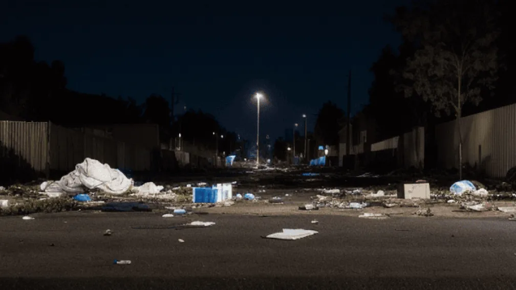 Vandalism la Unterwellenborn: Necunoscuți aruncă în aer un container de haine vechi