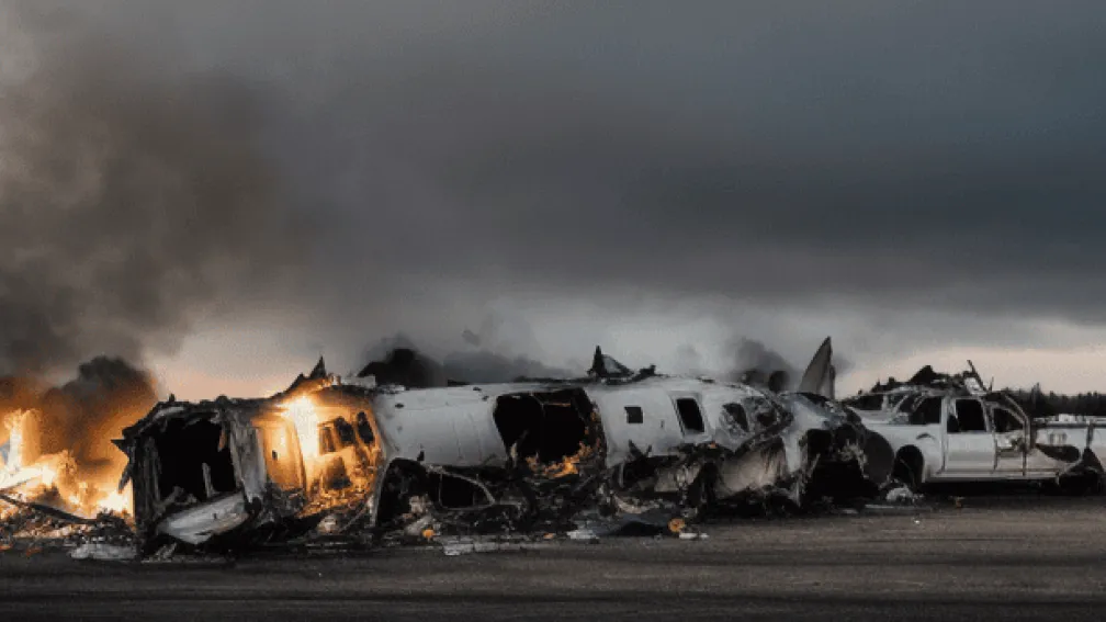 Tragedie în Pennsylvania: Avion prăbușit pe o parcare, cinci persoane la bord