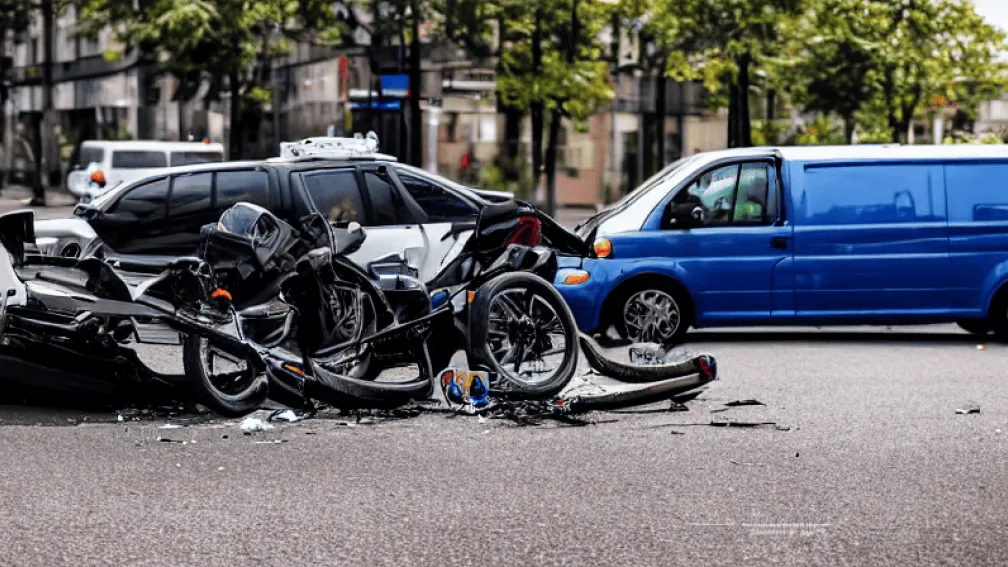 Accident grav în Berlin: Biciclist lovit de furgonetă