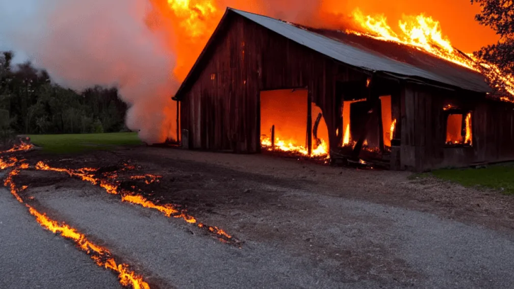 Incendiu Masiv în Hessen