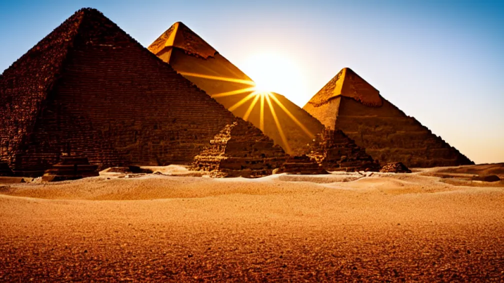 Oamenii de știință cred în coloane uriașe - Radarul dezvăluie un secret sub piramide