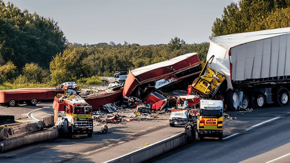 Accident pe A7: Camion răsturnat blochează autostrada - Actualizări