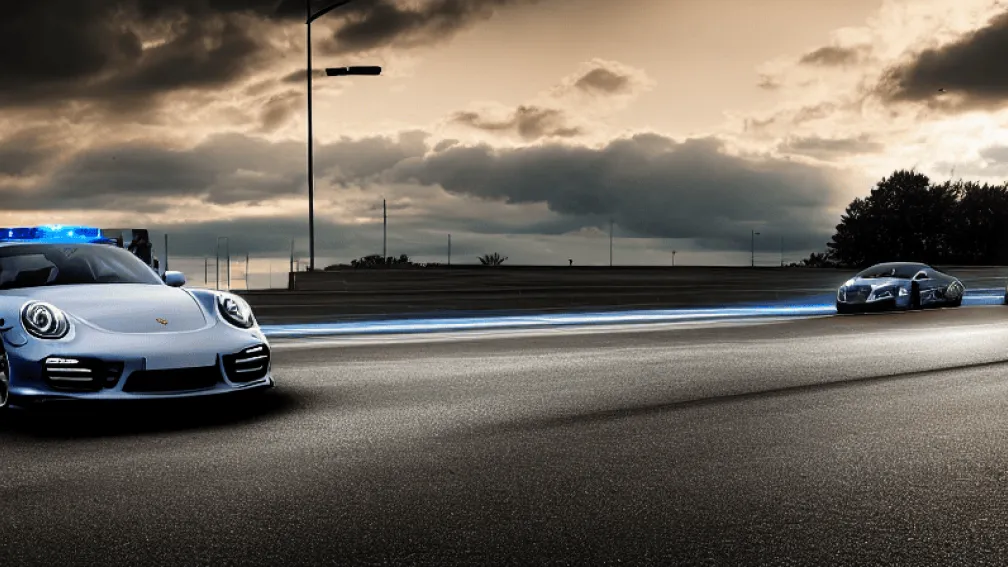 Șofer Porsche, Viteză Excesivă: 179 km/h la Ulm
