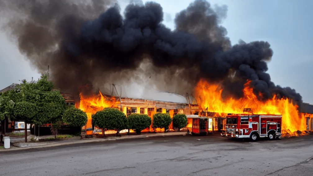 Incendiu la un restaurant din Kiel: Pompierii intervin rapid