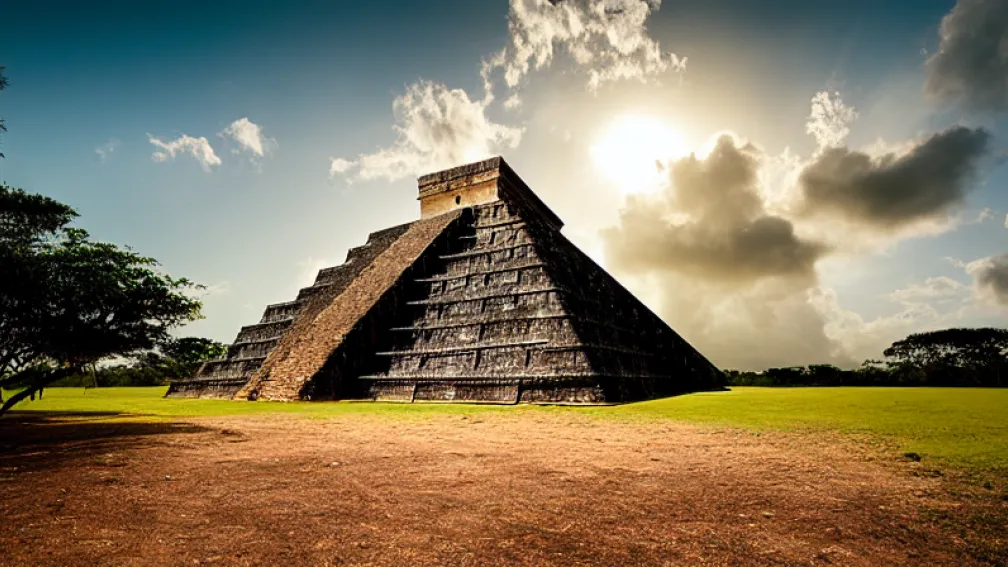 Turist german sfidează legea: urcă pe Templul Maya din Chichen Itza!