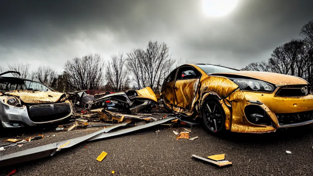 Accident costisitor: Lamborghini de 100.000€ distrus în Munchen