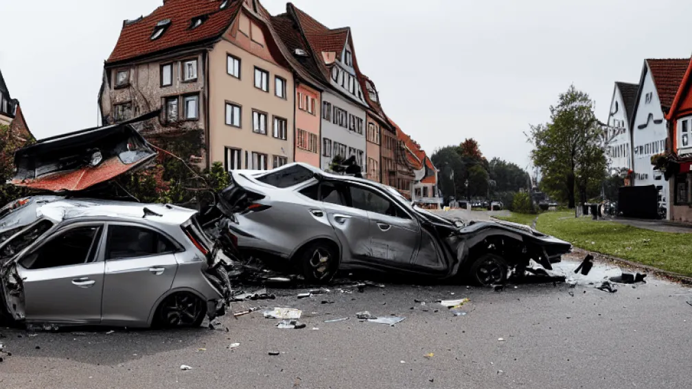 Accident în Erfurt: Șoferiță Opel, sub influența drogurilor, lovește mașini