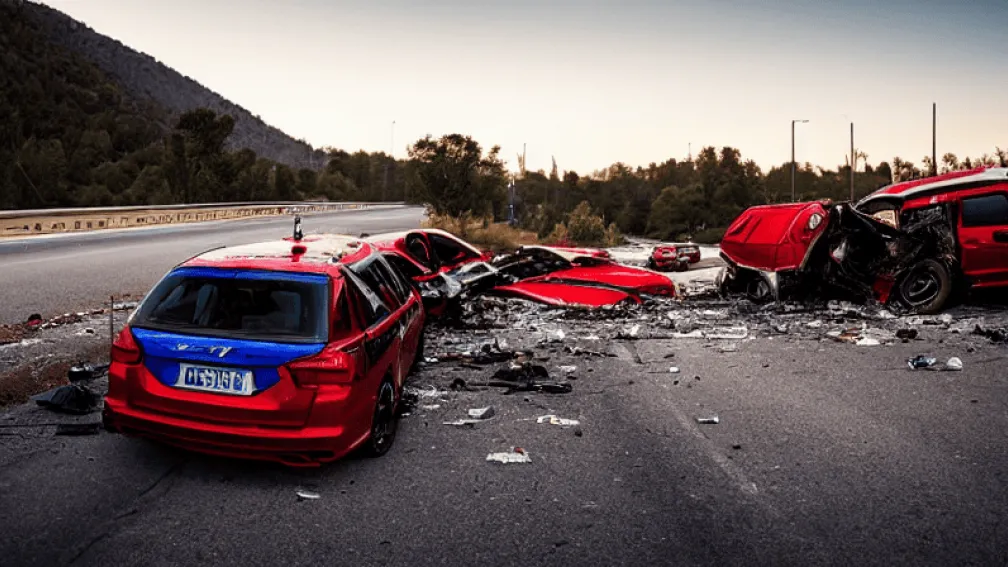 Accident grav pe A8: Femeie (47) încarcerată