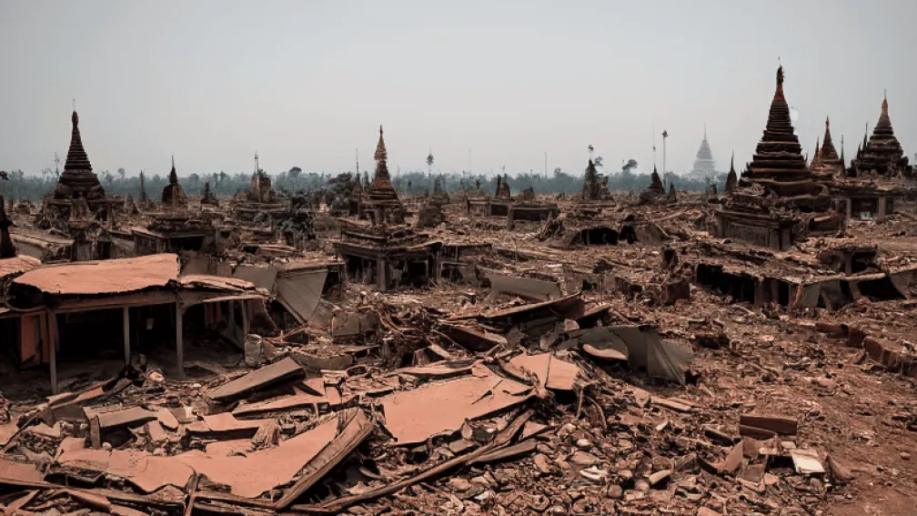 Cutremur Myanmar: Luptă disperată pentru supraviețuitori