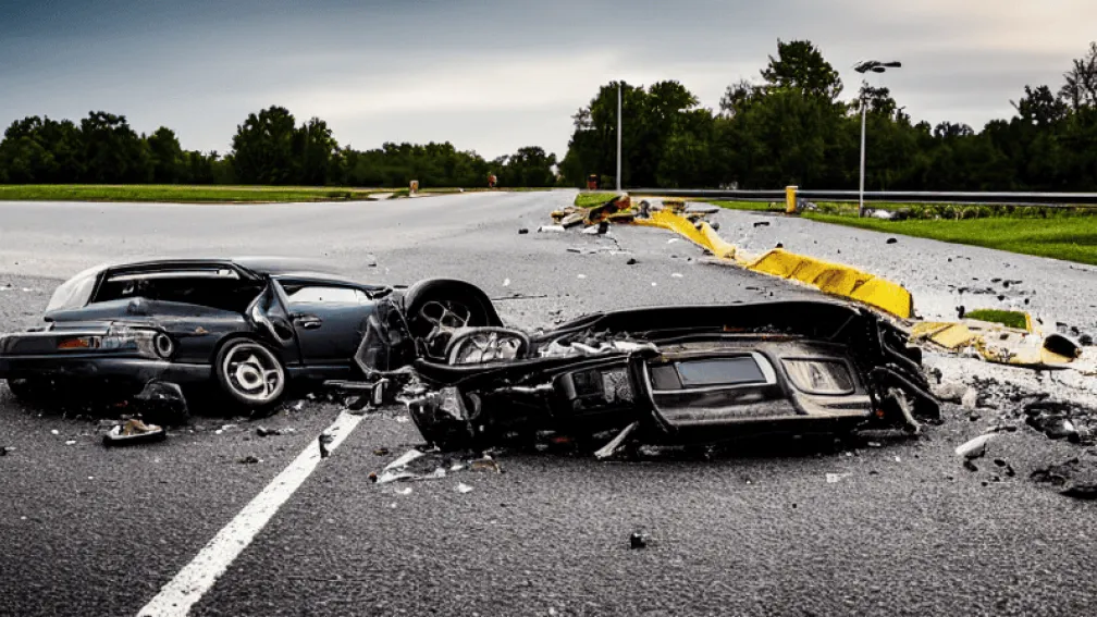 Accident grav pe L113: Șofer de 56 de ani vinovat