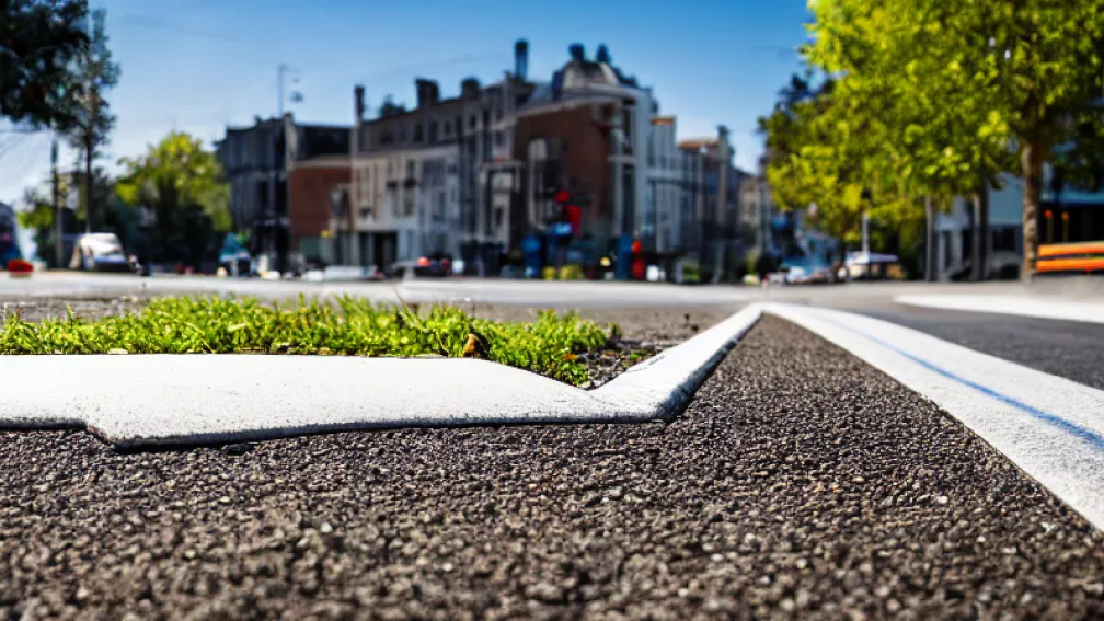 Copaci plantați pe pista de biciclete în Fuldabrück