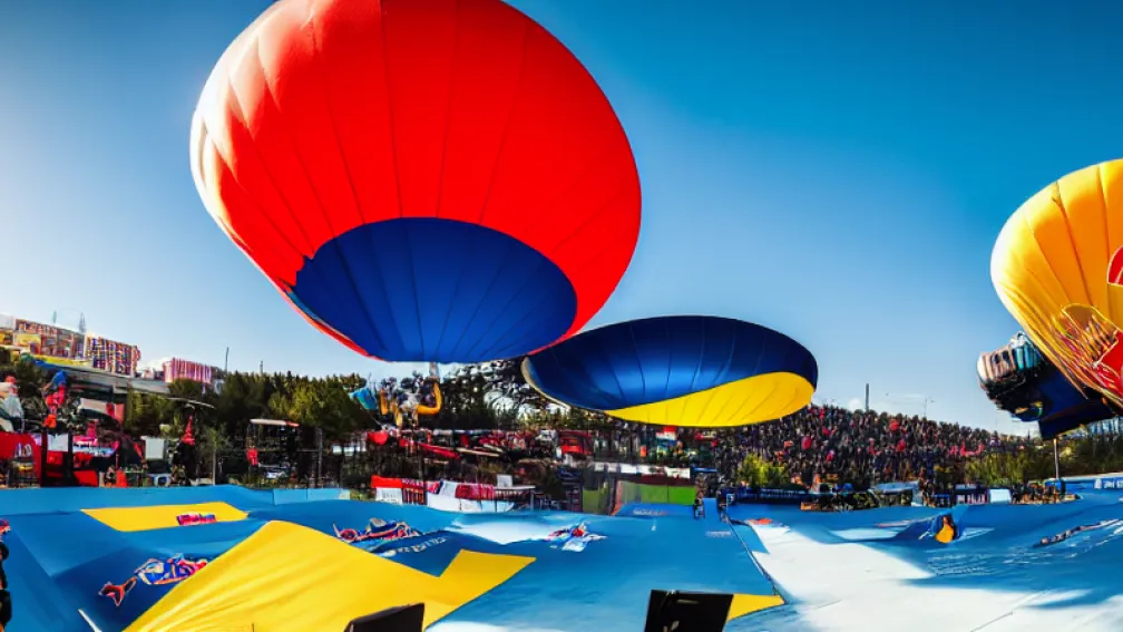 Succes răsunător cu mici accidentări - Cum a fost evenimentul creatorilor „Red Bull Jump & Run”