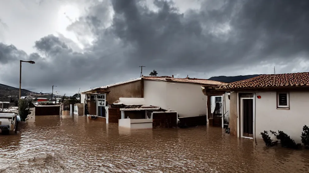 Inundații devastatoare în Paros, Grecia