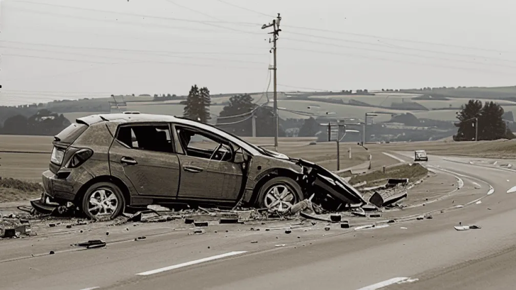 Tragedie în Turingia: Șofer VW mort în coliziune frontală